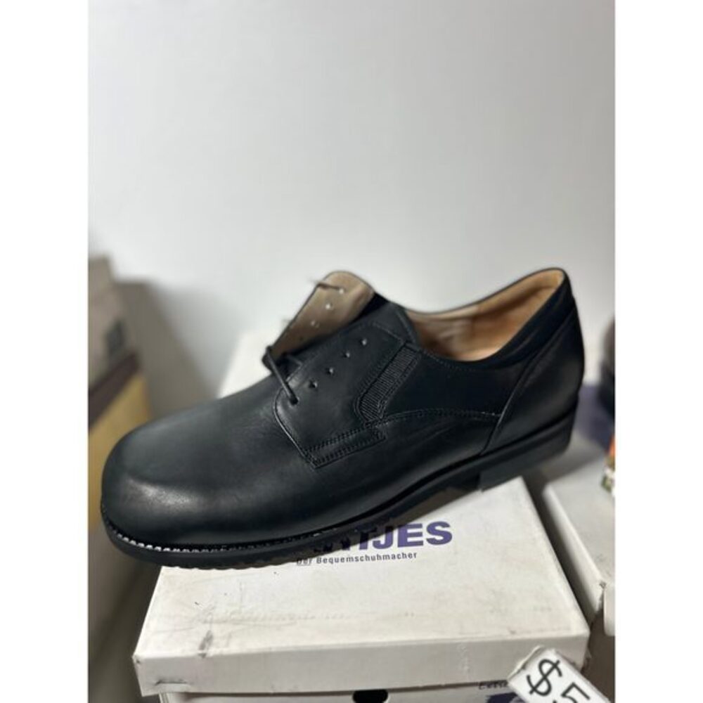 Vintage Hartjes Men's‎ Black Leather Derby 15163 - Picture 2 of 4